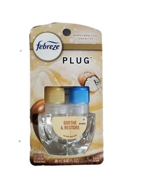 Febreze PLUG Scented Oil Refill in "Soothe & Restore" New